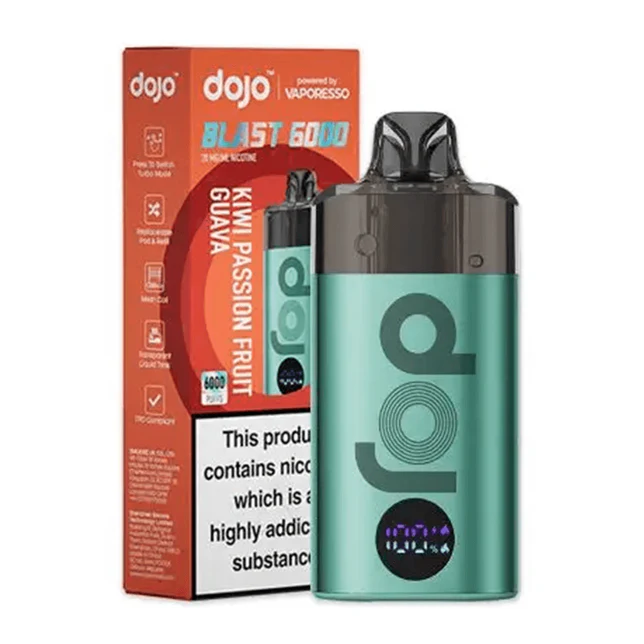 Kiwi Passionfruit Guava Dojo Blast 6000 Disposable Vape by Vaporesso 20mg